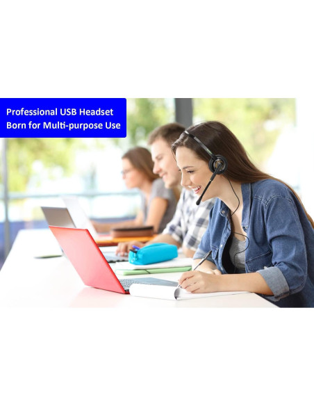 Auricular USB Kejia KML02USB con micrófono y cancelación de ruido Auricular USB Kejia KML02USB con micrófono y cancelación de ruido