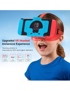 Auriculares VR DEVASO para Nintendo Switch y OLED, Lentes HD 2