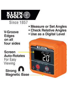 Nivel Digital Klein Tools 935DAG con Medidor de Ángulo 2