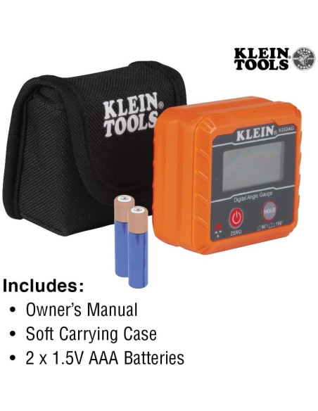 Nivel Digital Klein Tools 935DAG con Medidor de Ángulo