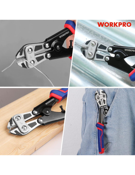 Cortador de Pernos WORKPRO 20.32 cm Mango Ergonómico