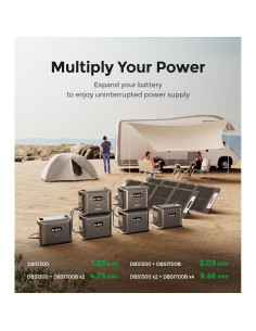 Generador Solar Dabbsson DBS1300, 1330Wh, 4 salidas AC 2