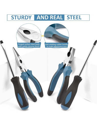 Kit de Herramientas Sundpey 148 Piezas - Básico para el Hogar