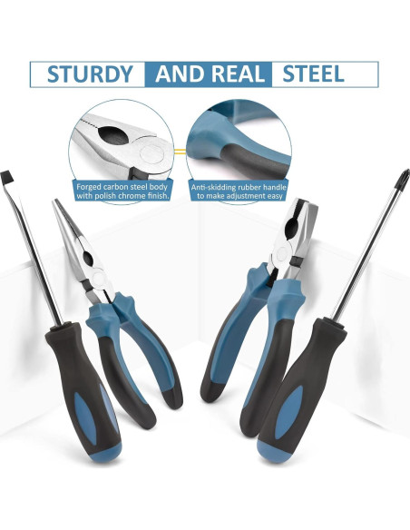 Kit de Herramientas Sundpey 148 Piezas - Básico para el Hogar