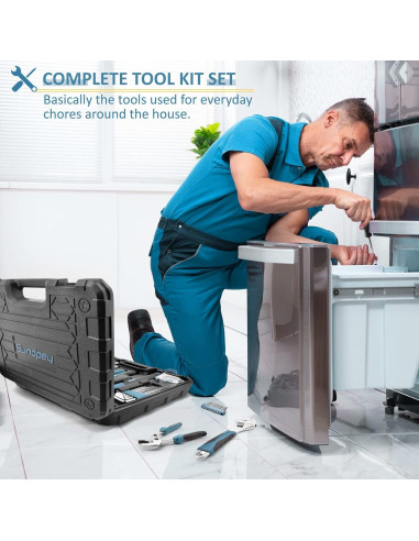 Kit de Herramientas Sundpey 148 Piezas - Básico para el Hogar