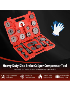 Juego de Herramientas de Freno 8MILELAKE 24 Piezas Profesional 2