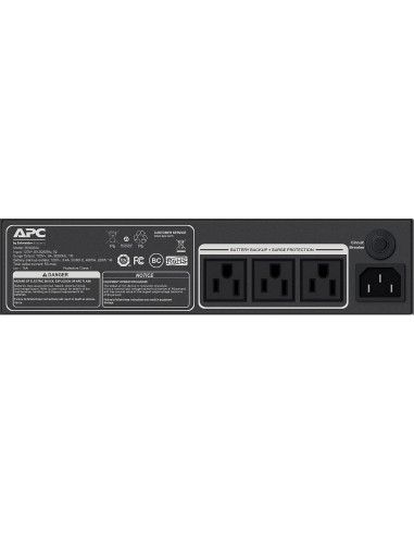 APC Back-UPS Slim BV400XU, 400VA UPS para Entornos Difíciles