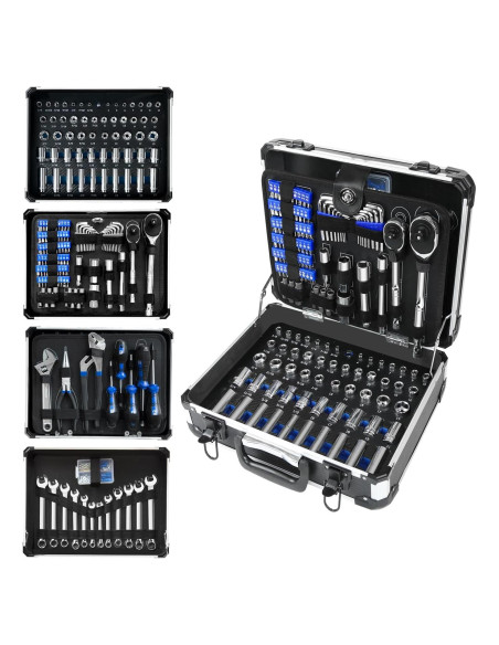 Juego de Herramientas Prostormer 240 Piezas con Caja Aluminio
