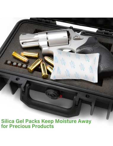 Paquetes de Gel de Sílice Deshidratante SmKitGod 100g (10 Unidades)