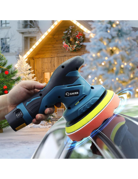Pulidor Inalámbrico Saker SK1202D 12V 2000mAh 6" Accesorios Pulidor Inalámbrico Saker SK1202D 12V 2000mAh 6" Accesorios