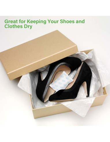 Paquetes de Gel de Sílice Deshidratante SmKitGod 100g (10 Unidades)