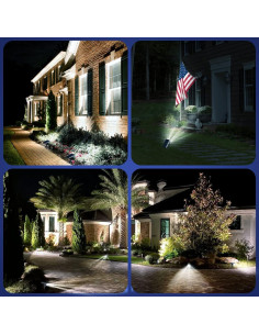 Luces Solares para Exteriores EIUIO SL010 3 Modos 400 Lúmenes 2