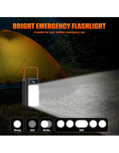 Banco de energía portátil Pangootek 99Wh con carga rápida