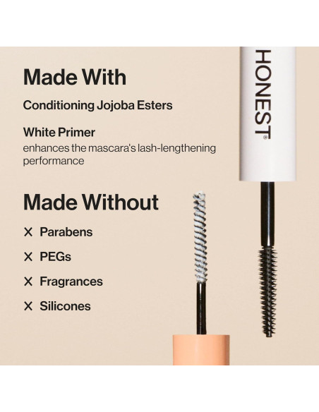 Máscara Limpiadora 2-en-1 Honest Beauty + Primer Pestañas