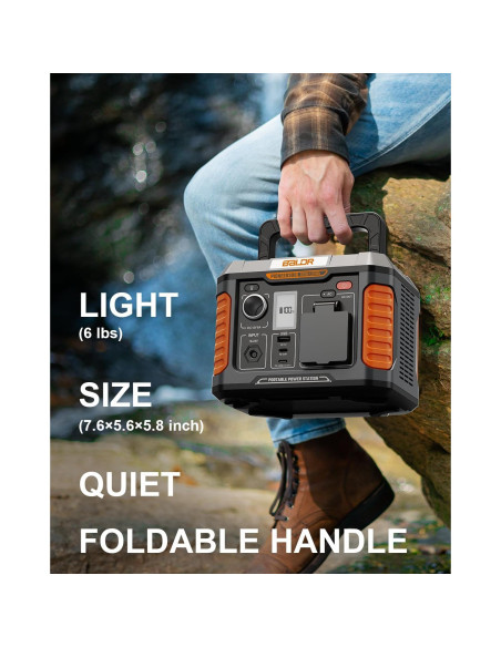 Estación de Energía Portátil BALDR Pioneer 300W 231Wh