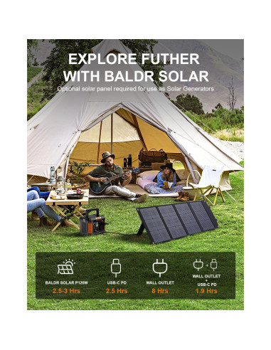 Estación de Energía Portátil BALDR Pioneer 300W 231Wh