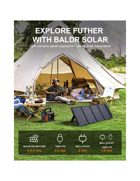 Estación de Energía Portátil BALDR Pioneer 300W 231Wh