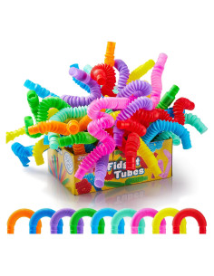 Set de 72 Tubos Pop JOYIN Antiestrés para Niños - 9 Colores