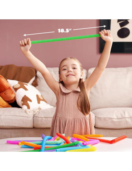 Set de 72 Tubos Pop JOYIN Antiestrés para Niños - 9 Colores