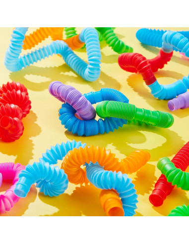 Set de 72 Tubos Pop JOYIN Antiestrés para Niños - 9 Colores