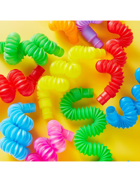 Set de 72 Tubos Pop JOYIN Antiestrés para Niños - 9 Colores