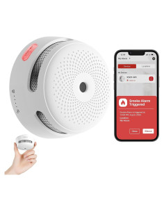 Detector de Humo X-Sense XS01-WX Wi-Fi 10 Años de Vida