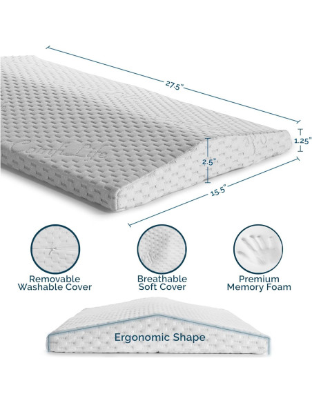 Almohada Soporte Lumbar ComfiLife Estándar Espuma Memoria