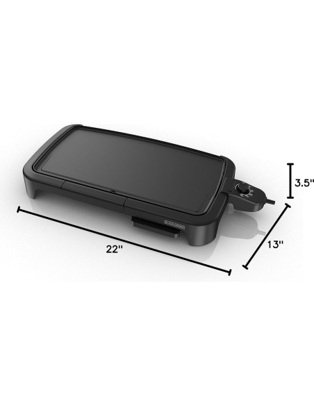 Plancha Eléctrica BLACK+DECKER GD2051B para 8 Porciones