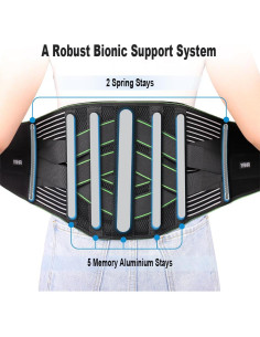 Faja de Soporte Lumbar YAHA M para Alivio de Espalda Baja 2
