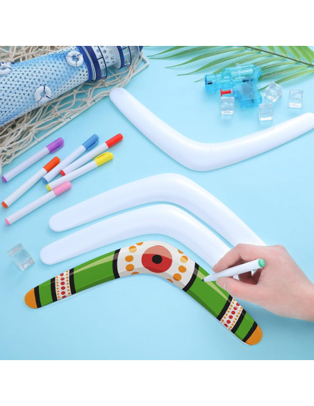 24 Boomerangs DIY JellyArch + Marcadores para Colorear