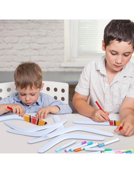 24 Boomerangs DIY JellyArch + Marcadores para Colorear