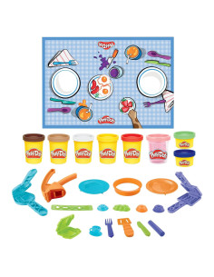 Play-Doh Juego de Café de Mañana con 8 Colores y Tapete