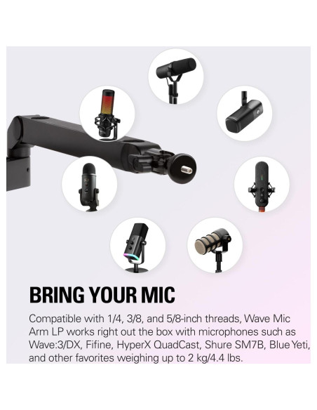 Brazo de Micrófono Elgato Wave Mic Arm LP Ajustable