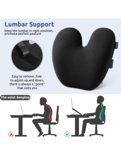 Almohada Lumbar DONAMA Ergonómica Espuma Viscoelástica 2