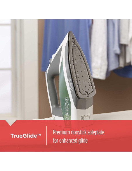 Plancha de Vapor BLACK+DECKER ICR2020 Verde Antiadherente