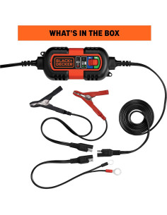 Cargador Mantenedor de Batería BLACK+DECKER BM3B 6V/12V 1.5A 2