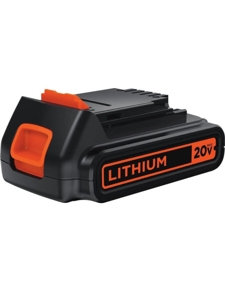 Batería de Litio Ión Black+Decker 20V Max 1.5Ah + Cargador
