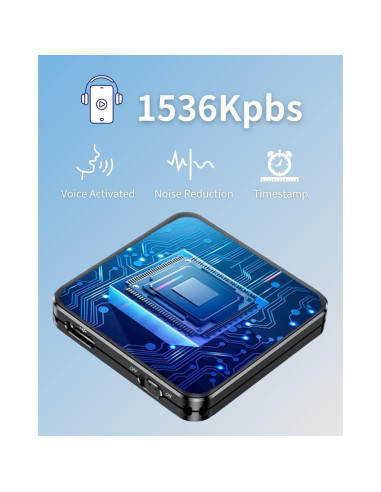 Grabadora de Voz Cozymo R8 64G 160H Activación por Voz