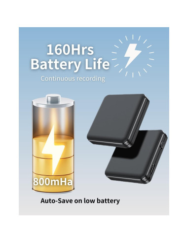 Grabadora de Voz Cozymo R8 64G 160H Activación por Voz