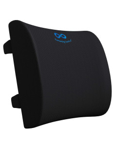 Cojín Lumbar Everlasting Comfort Espuma Viscoelástica Negro