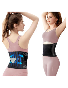 Faja Lumbar Abdtech Ajustable para Alivio de Espalda Baja
