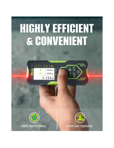 Medidor de Distancia Láser Inkerma DM-393 120m Recargable 2