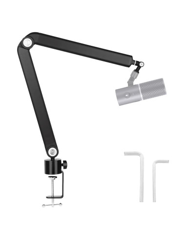 Soporte de Micrófono Ajustable Musclez OS100 - Metal 1.12kg