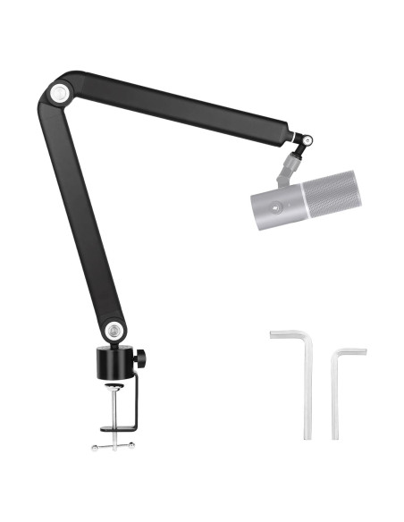 Soporte de Micrófono Ajustable Musclez OS100 - Metal 1.12kg Soporte de Micrófono Ajustable Musclez OS100 - Metal 1.12kg