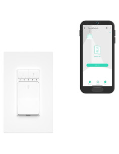 Interruptor de Luz Inteligente YoLink 10A con Rango 402m