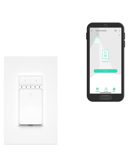 Interruptor de Luz Inteligente YoLink 10A con Rango 402m