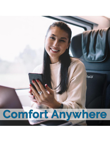 Almohada Soporte Lumbar ComfiLife Espuma Viscoelástica 44.5x40.6cm