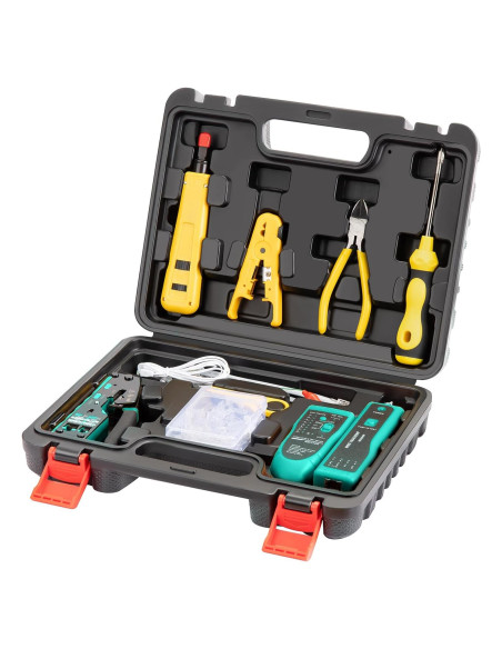 Kit de Herramientas de Crimpado RJ45 Gaobige con Estuche