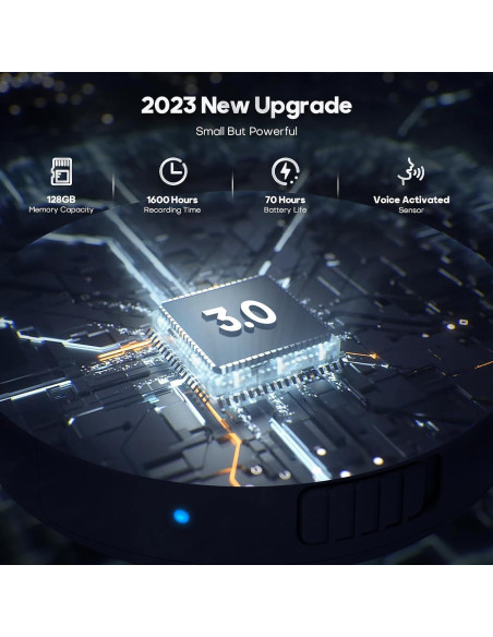Grabadora de voz Nanezan NZ007 128GB activada por voz