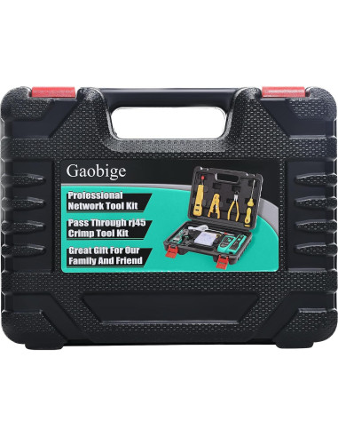 Kit de Herramientas de Crimpado RJ45 Gaobige con Estuche